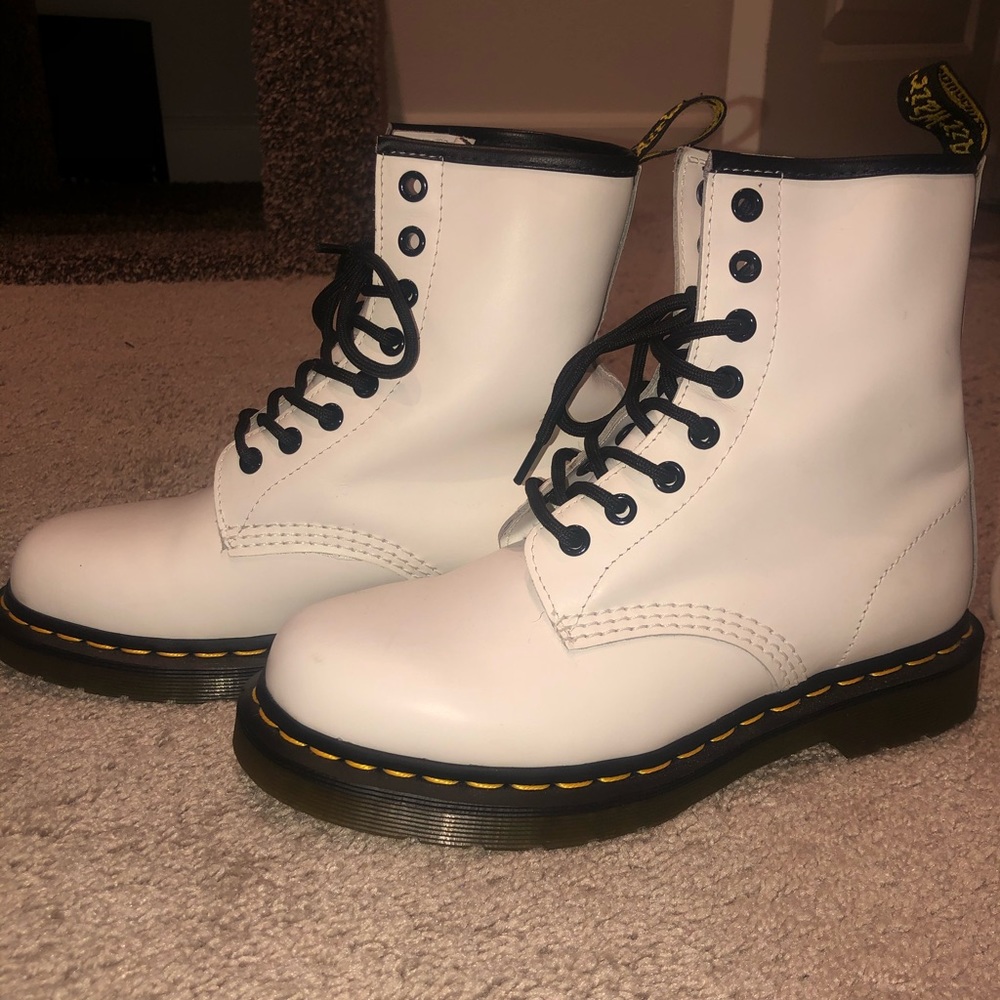 White dr. Martens